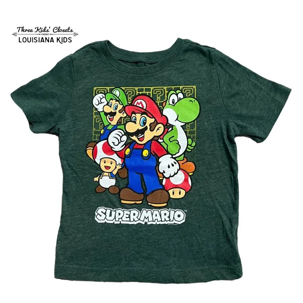 Old Navy Collectibilitees 2T Super Mario Bros. Tee Shirt